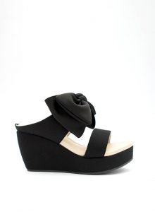 Serephina Ribbon ( Pita Belakang - 7 - Black - Samping )