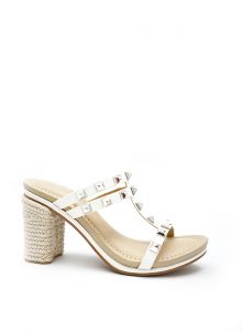 Claretta Heels - White